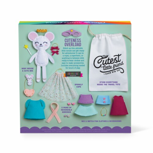 Craft-tastic® Make a Mouse Friend Craft Kit Perspective: back