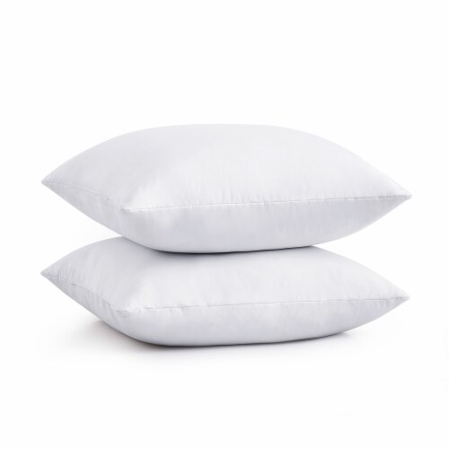 White Goose Feather & Down Pillow Insert - 18 x 26, Luxury Pillow Insert