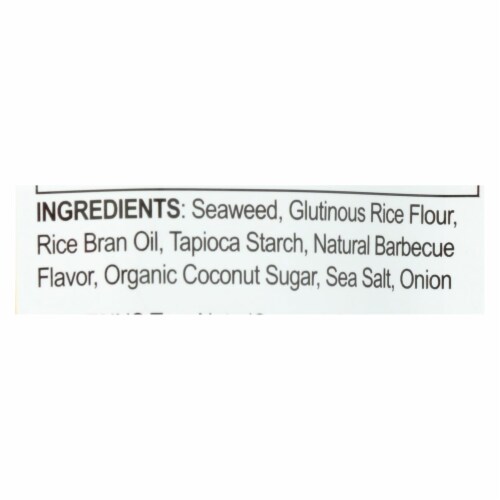 Seasnax Chomperz Crunchy Barbecue Seaweed Chips Perspective: back