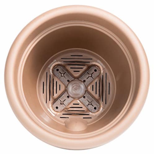 Bloem LP1242 12 in. Lucca Planter, Living Green Perspective: back