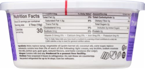 Truwhip Original All Natural Whipped Topping Perspective: back
