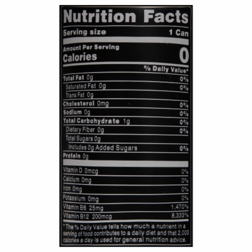 Bucked Up Energy® Rocket Pop Energy Drink Single Can Perspective: back
