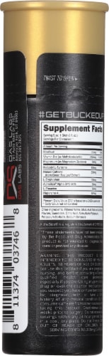 Bucked Up Buck Shot Merica Rocket Pop High-Powered Energy Shot Perspective: back