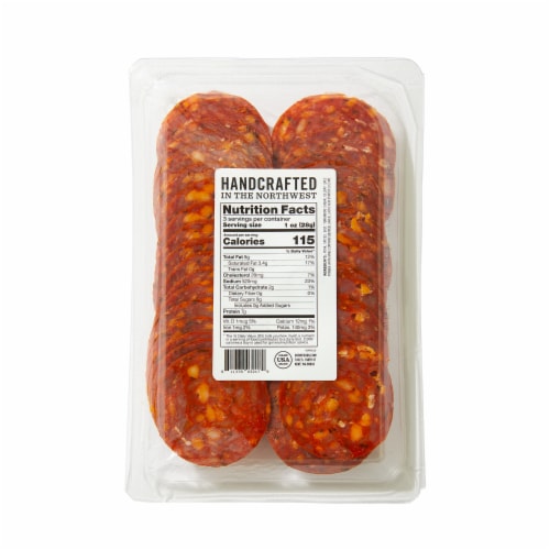 Coro Uncured Pepperoni Original Perspective: back