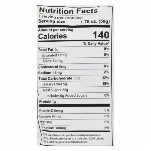 Fruit Bliss - Organic Turkish Mini Figs - Mini Figs - Case of 12 - 1.76 oz. Perspective: back
