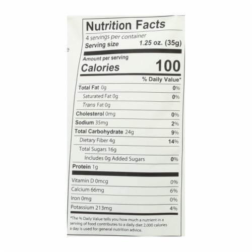 Fruit Bliss - Organic Turkish Figs - Figs - Case of 6 - 5 oz. Perspective: back
