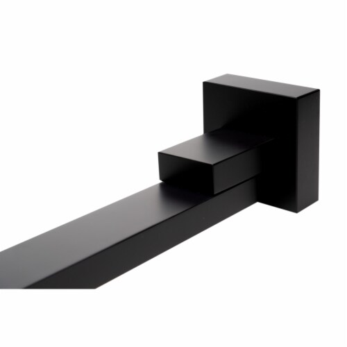 ALFI brand AB7701-BM Black Matte Square Foldable Tub Spout Perspective: back