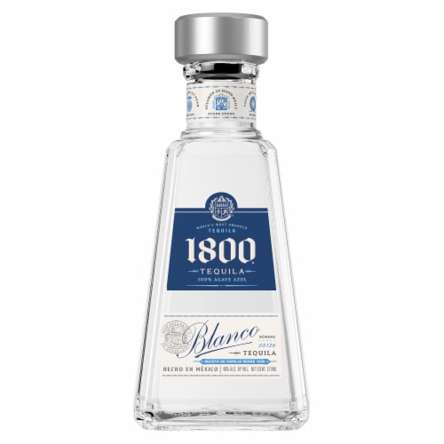 1800 Silver Reserva Tequila Perspective: back