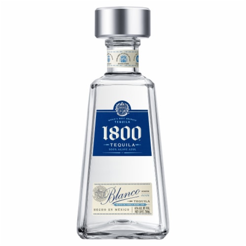 1800 Silver Tequila Perspective: back