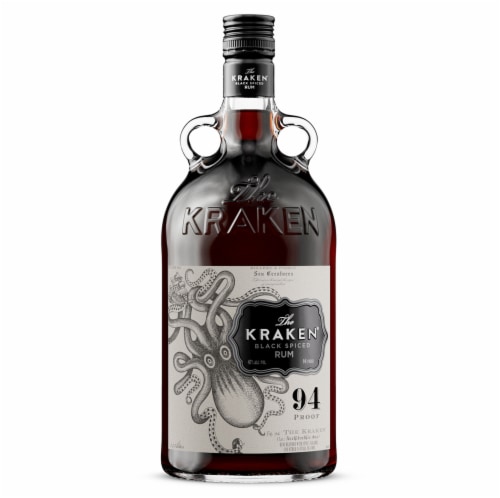 Kraken® Rum 94 Proof Perspective: back