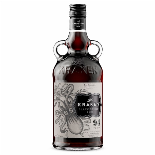 Kraken Rum 94 Proof Perspective: back