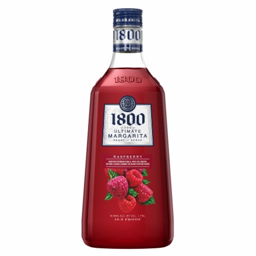 1800 The Ultimate Margarita® Raspberry Prepared Cocktails Ready To Serve Perspective: back