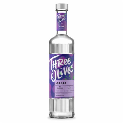 Three Olives® Vodka Grape Perspective: back