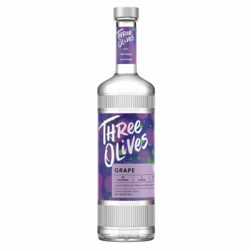 Three Olives® Vodka Grape Perspective: back