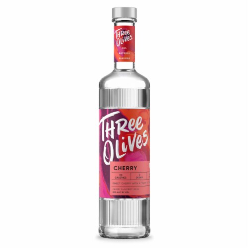 Three Olives® Cherry Vodka Perspective: back