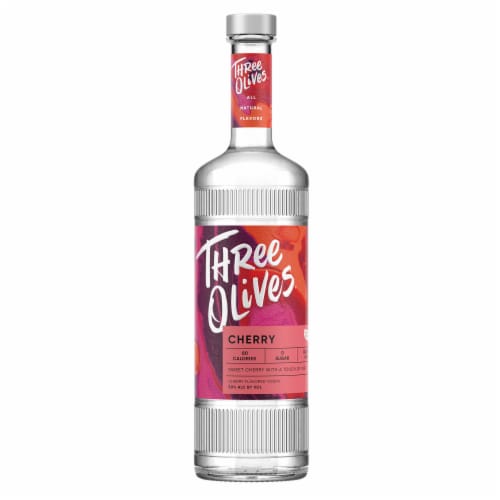 Three Olives Vodka Cherry Perspective: back