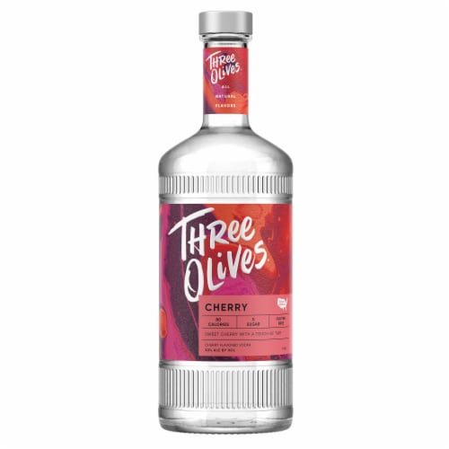 Three Olives® Cherry Vodka Perspective: back