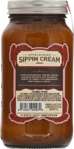 Sugarlands Appalachian Strawberry Cream Sippin' Cream Perspective: back