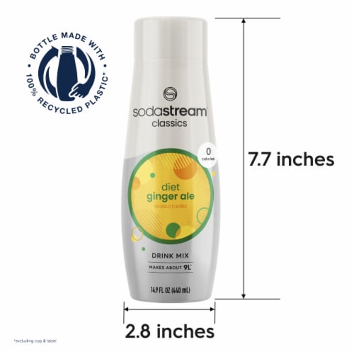 SodaStream® Diet Ginger Ale Drink Mix Perspective: back