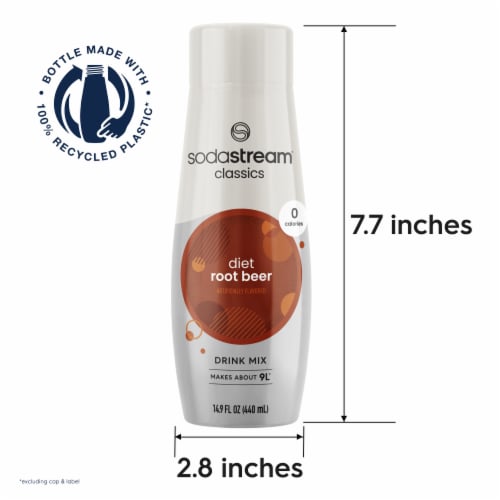 SodaStream® Diet Root Beer Drink Mix Perspective: back
