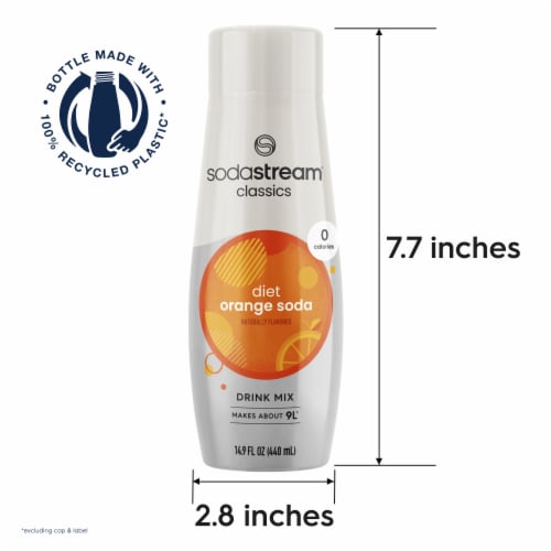 SodaStream® Diet Orange Drink Mix Perspective: back