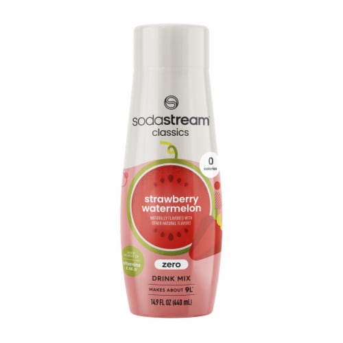SodaStream® Strawberry Watermelon Sparkling Water Zero Calorie Drink Mix Perspective: back