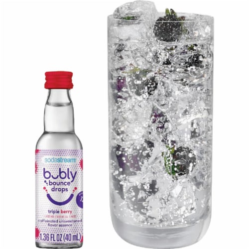 Sodastream® Bubly Bounce™ Drops Triple Berry Carbonated Drink Makers Perspective: back