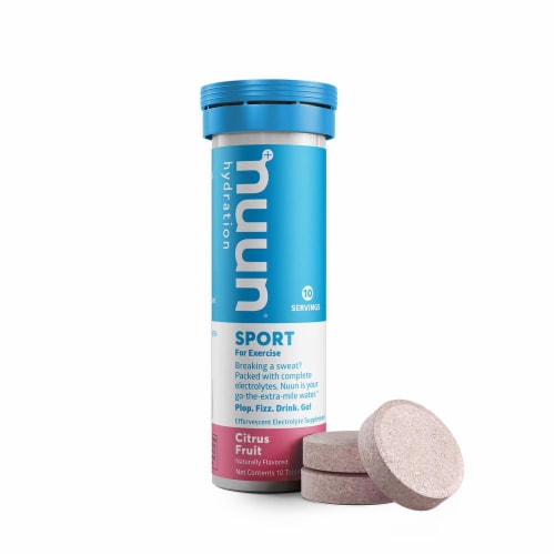 Nuun® Active Citrus Fruit Beverage Enhancer Tablets Perspective: back
