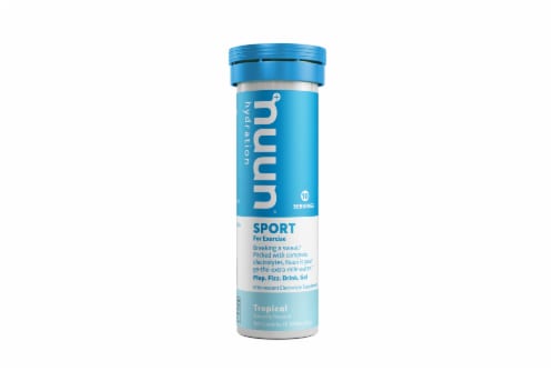 Nunn Active Tropical Sport Effervescent Electrolyte Supplement Tablets Perspective: back