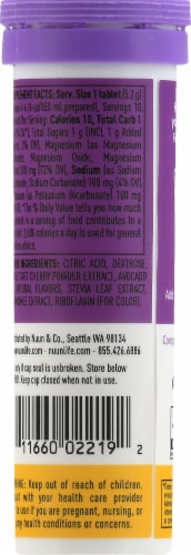Nuun® Hydration Rest Lemon Chamomile Effervescent Electrolyte Tablets Perspective: back