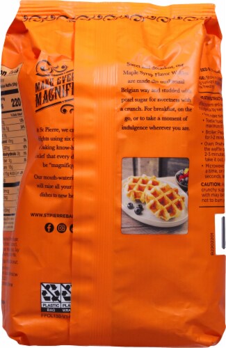 St Pierre® Maple Brioche Waffles Perspective: back