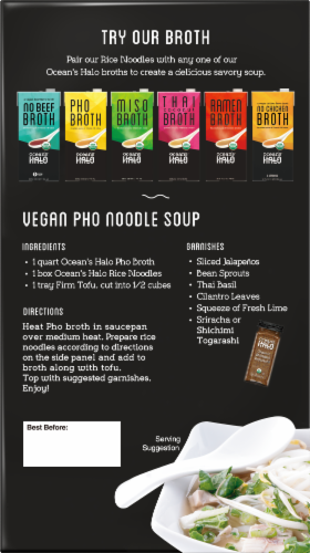 Ocean's Halo Organic Rice Noodles Perspective: back
