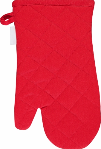 MUKitchen® Crimson Oven Mitt Perspective: back