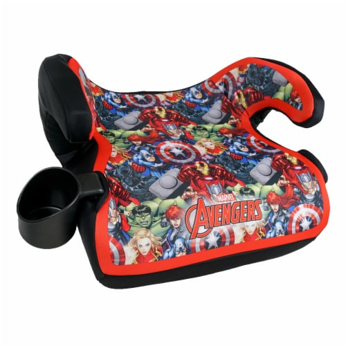 KidsEmbrace Marvel Avengers Backless Booster Car Seat for Kids 4 Years and Up Perspective: back