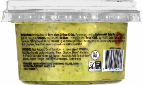 Cabo Fresh® Authentic Guacamole Perspective: back