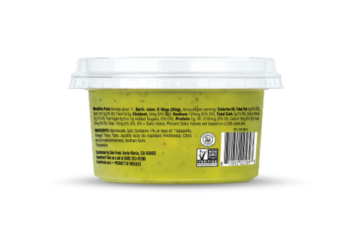 Cabo Fresh® Spicy Guacamole Perspective: back