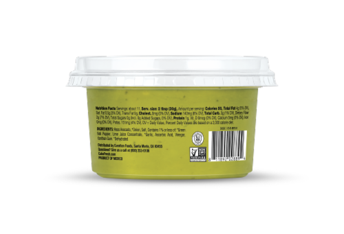 Cabo Fresh® Classic Mild Guacamole Perspective: back
