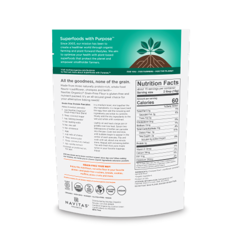 Navitas Organics® Grain-Free Flour Perspective: back