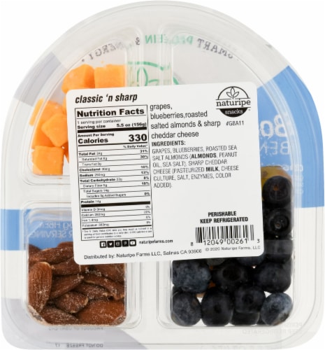 Naturipe Boost Bento Classic 'n Sharp Snack Box Perspective: back