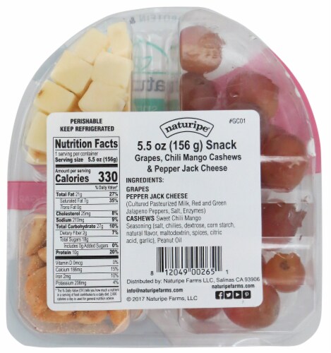 Naturipe Bold & Spicy Snack Box Perspective: back
