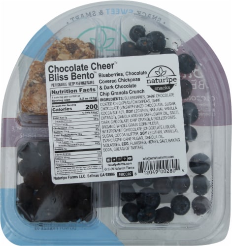 Naturipe Bliss Bentos Chocolate Cheer Snack Pack Perspective: back