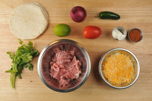 Home Chef Meal Kit Acapulco-Style Steak Quesadillas Perspective: back
