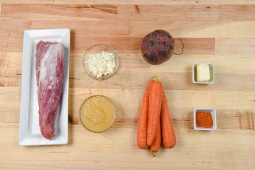 Home Chef Meal Kit Apple Butter Pork Tenderloin Perspective: back