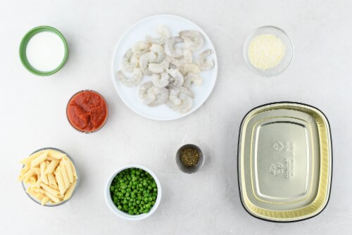 Home Chef Oven Kit Tuscan Tomato Shrimp Penne Perspective: back