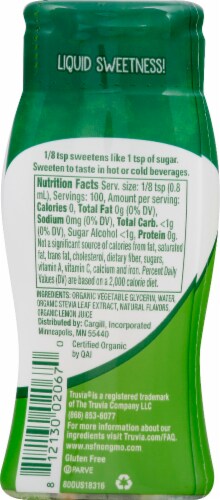 Truvia Original Organic Liquid Sweetener Perspective: back