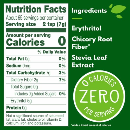 Truvia Sweet Complete Granulated All-Purpose Calorie-Free Sweetener from the Stevia Leaf Bag Perspective: back