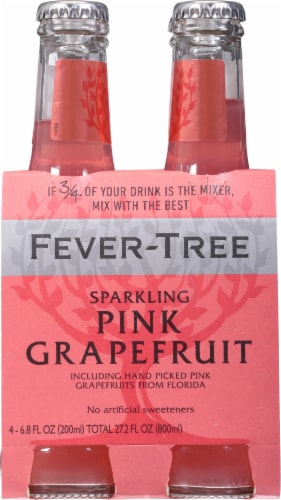 Fever-Tree Sparkling Pink Grapefruit Mixer Perspective: back