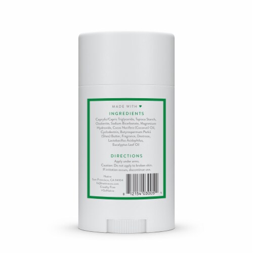 Native Eucalyptus & Mint Deodorant Perspective: back
