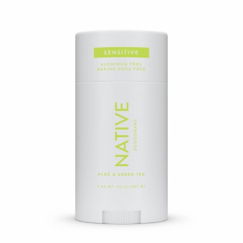 Native Aloe and Green Tea Sensitive Deodorant Perspective: back