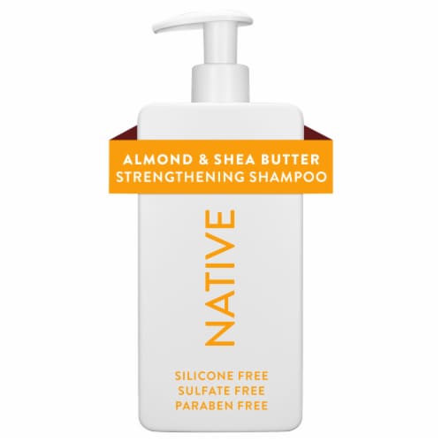 Native Almond & Shea Butter Strengthening Shampoo Perspective: back